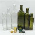 Top Quality Square Cooking Oil Olive Oil Glass Bottle with Metal Lid